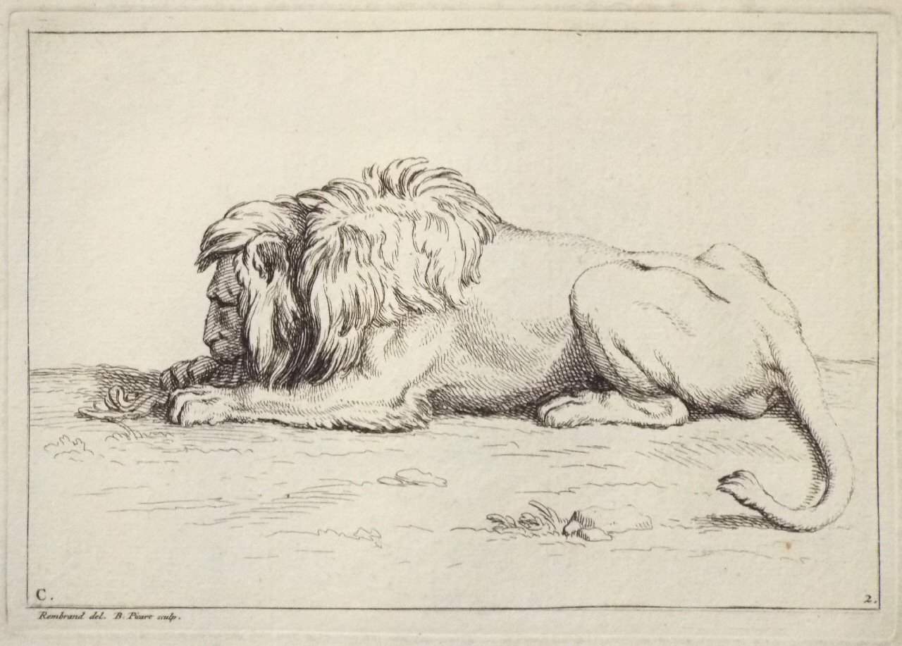 Etching - C. 2. Lion - Picart